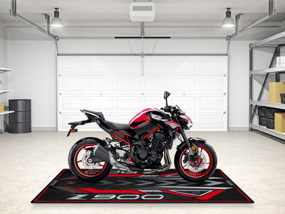 Designed Pit Mat for Kawasaki Z900 Motorcycle - MM7412 - Howling Moto