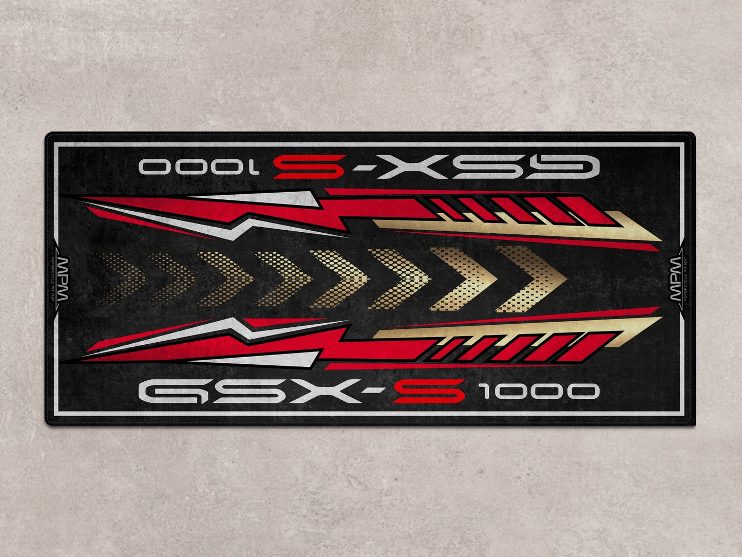 Designed Pit Mat for Suzuki GSX-S1000 Motorcycle - MM7364 - Howling Moto