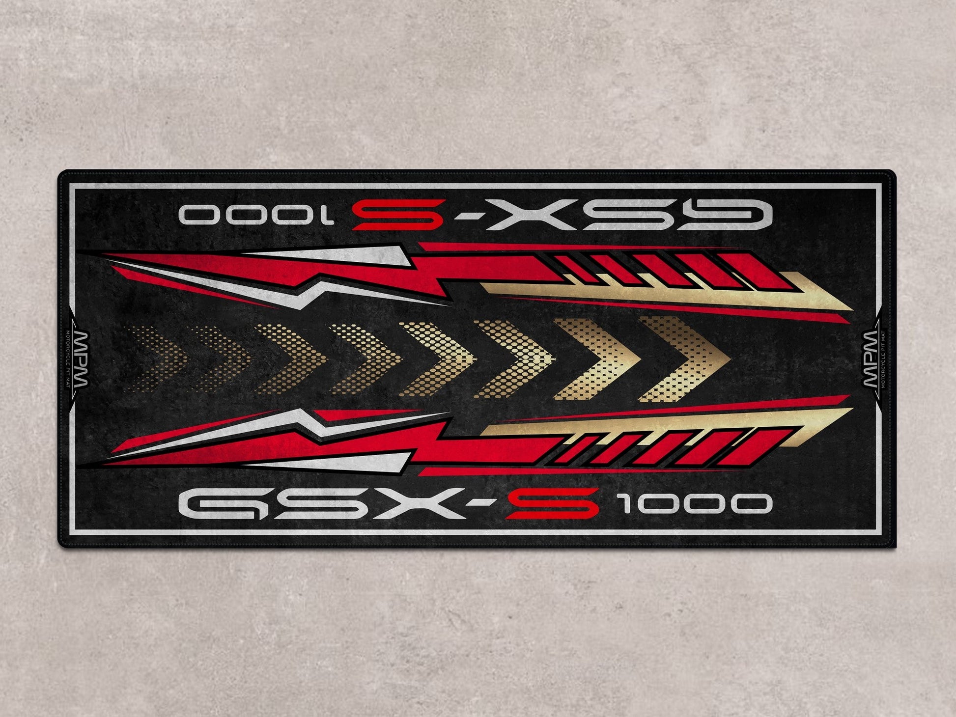 Designed Pit Mat for Suzuki GSX-S1000 Motorcycle - MM7364 - Howling Moto