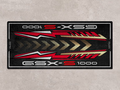 Designed Pit Mat for Suzuki GSX-S1000 Motorcycle - MM7364 - Howling Moto