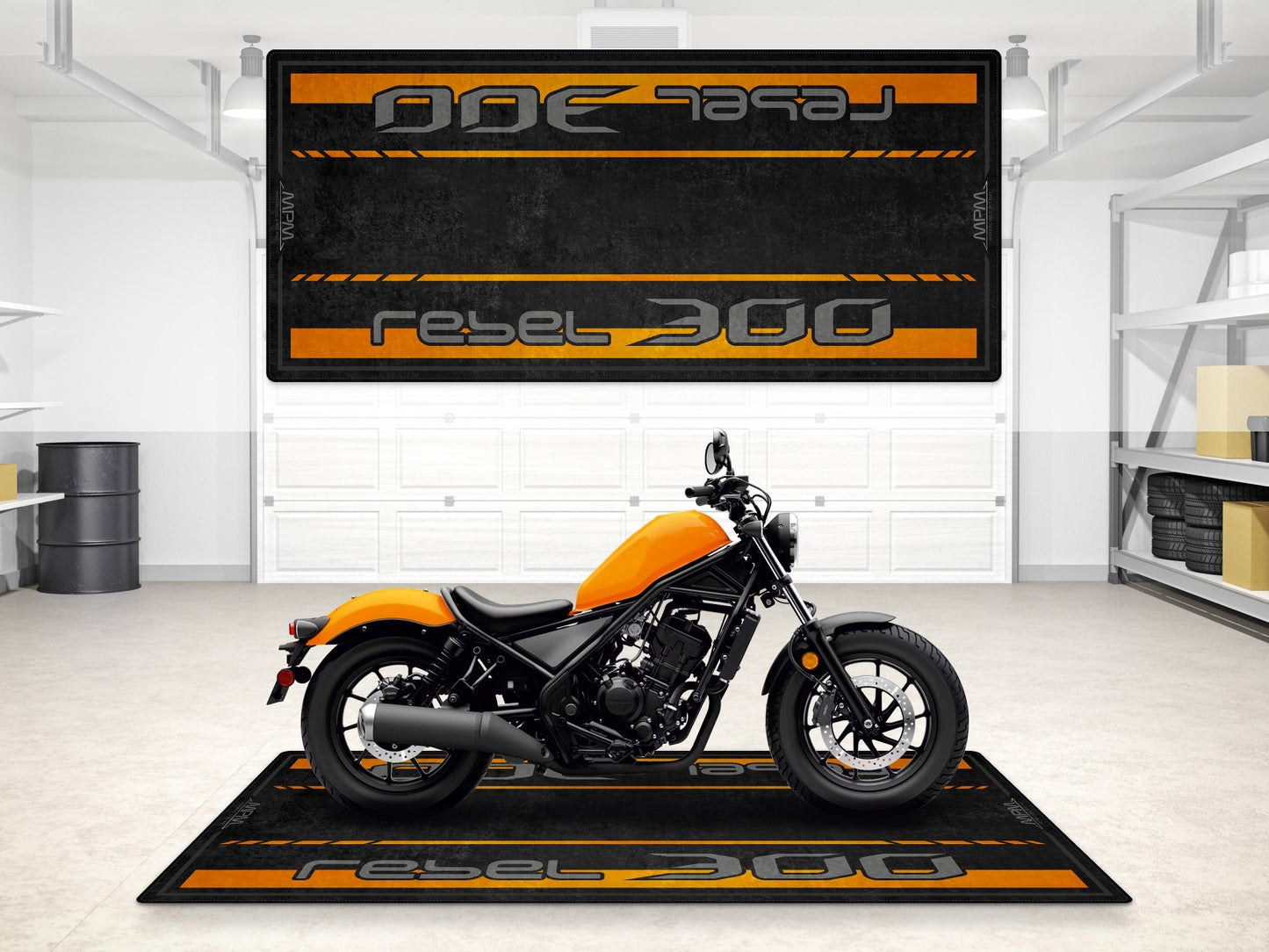 MPM Motorcycle Mat for Honda Rebel 300 - MM7440 - Howling Moto