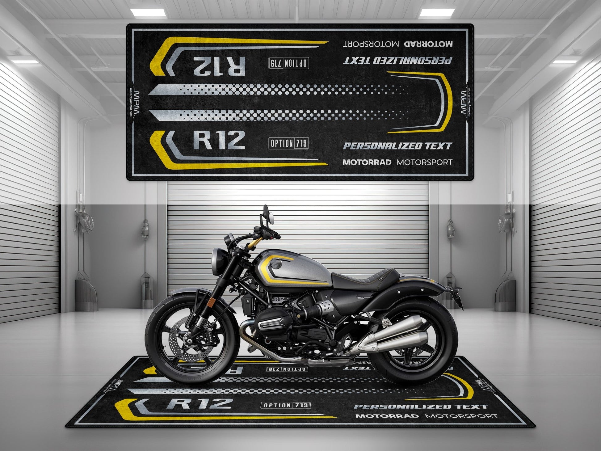 MPM Motorcycle Mat for BMW R12 - MM4190 - Howling Moto
