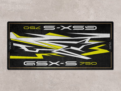 Designed Pit Mat for Suzuki GSX-S750Z Motorcycle - MM7365 - Howling Moto