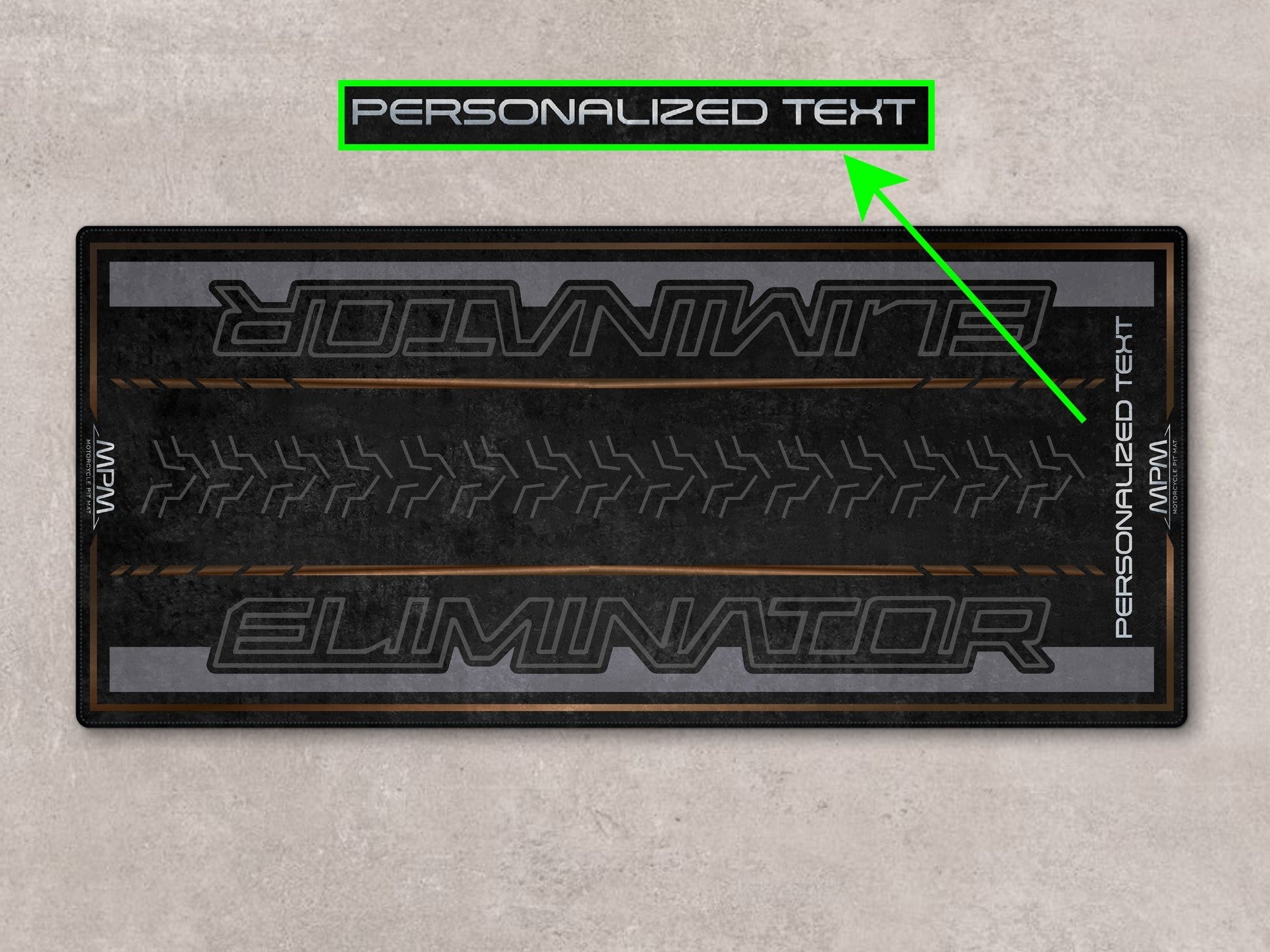 Designed Pit Mat for Kawasaki Eliminator Motorcycle - MM7422 - Howling Moto