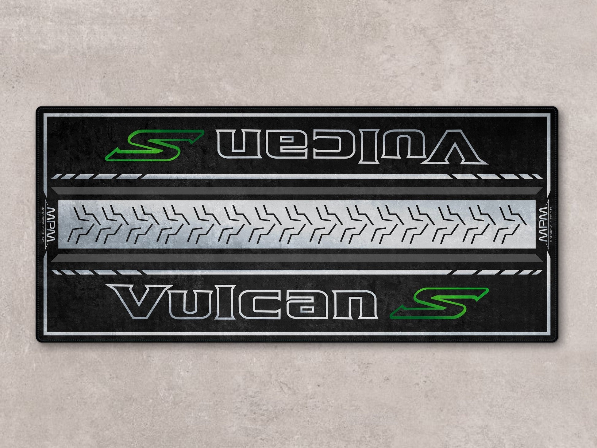 Designed Pit Mat for Kawasaki Vulcan S Motorcycle - MM7424 - Howling Moto
