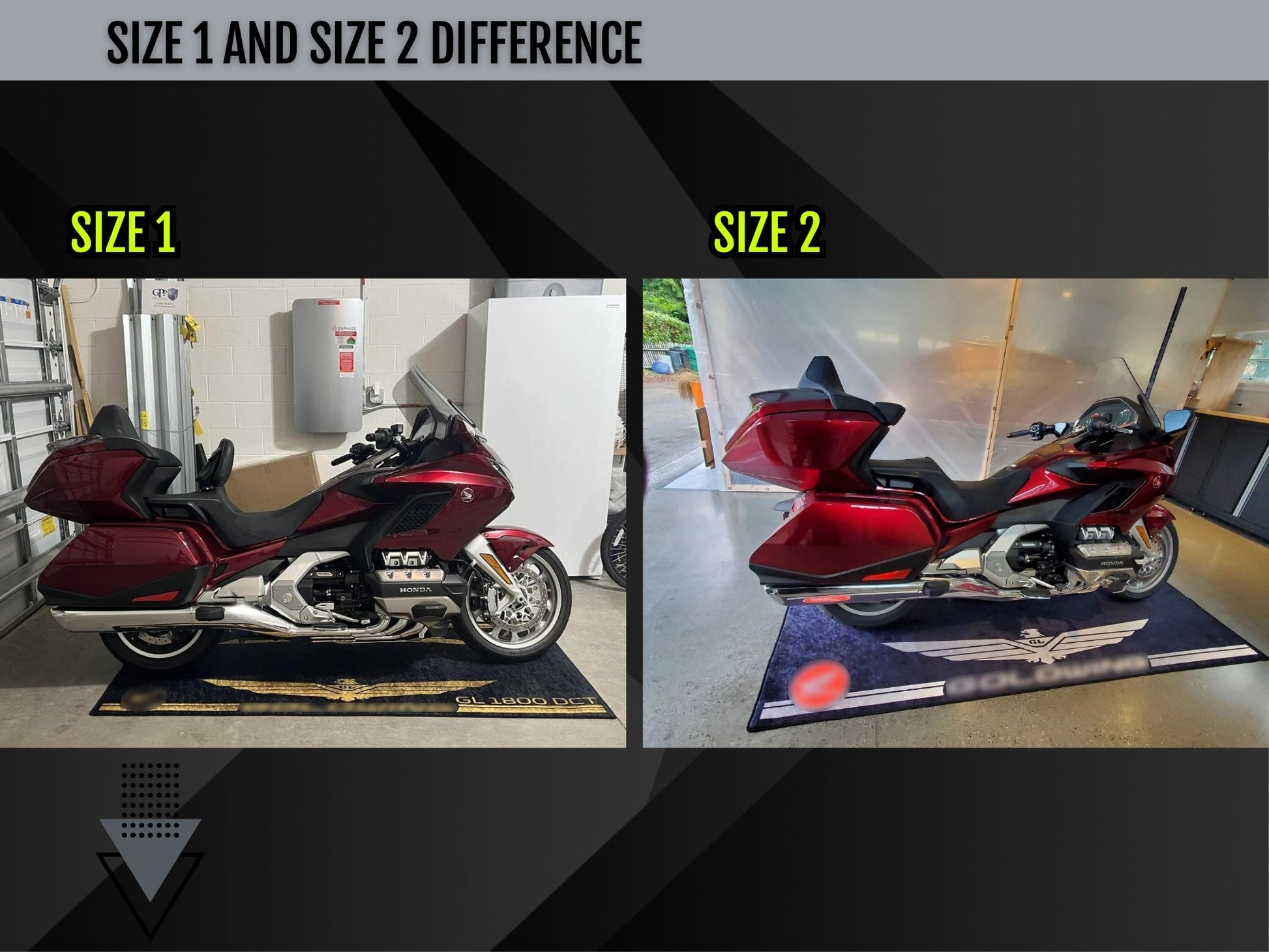 MPM Motorcycle Mat for Honda GoldWing - MM7149 - Howling Moto