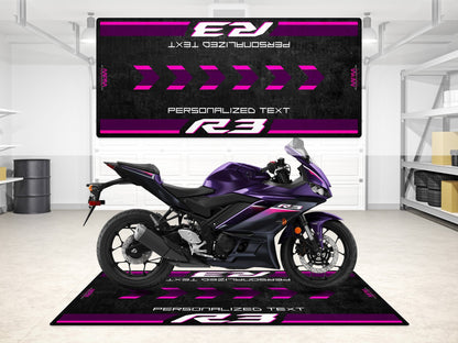 MPM Motorcycle Mat for Yamaha R3 - MM7114 - Howling Moto