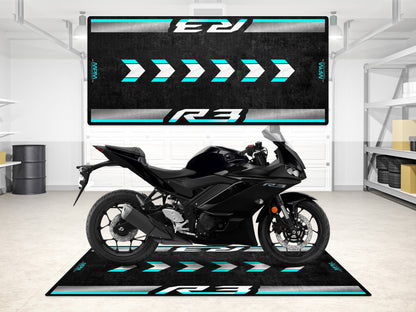 MPM Motorcycle Mat for Yamaha R3 - MM7114 - Howling Moto