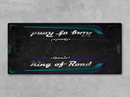 Motorcycle Mat for Cruiser Motorcycle "Special King of Road" - MM7346 - Howling Moto