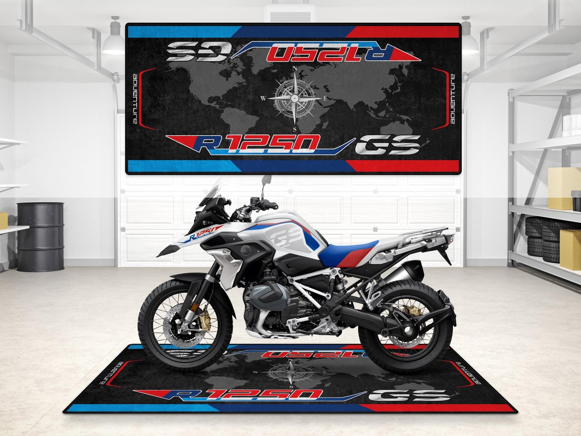 MPM Motorcycle Mat for BMW R1250GS Adventure - MM7247 - Howling Moto