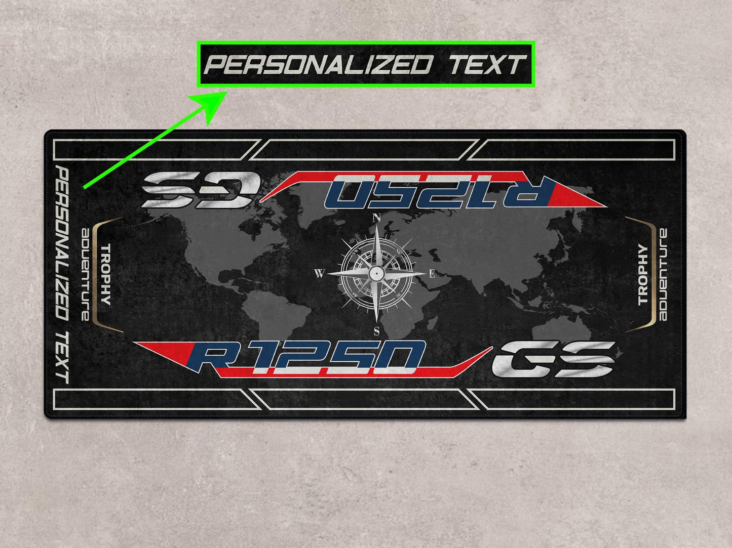MPM Motorcycle Mat for BMW R1250GS Adventure - MM7247 - Howling Moto