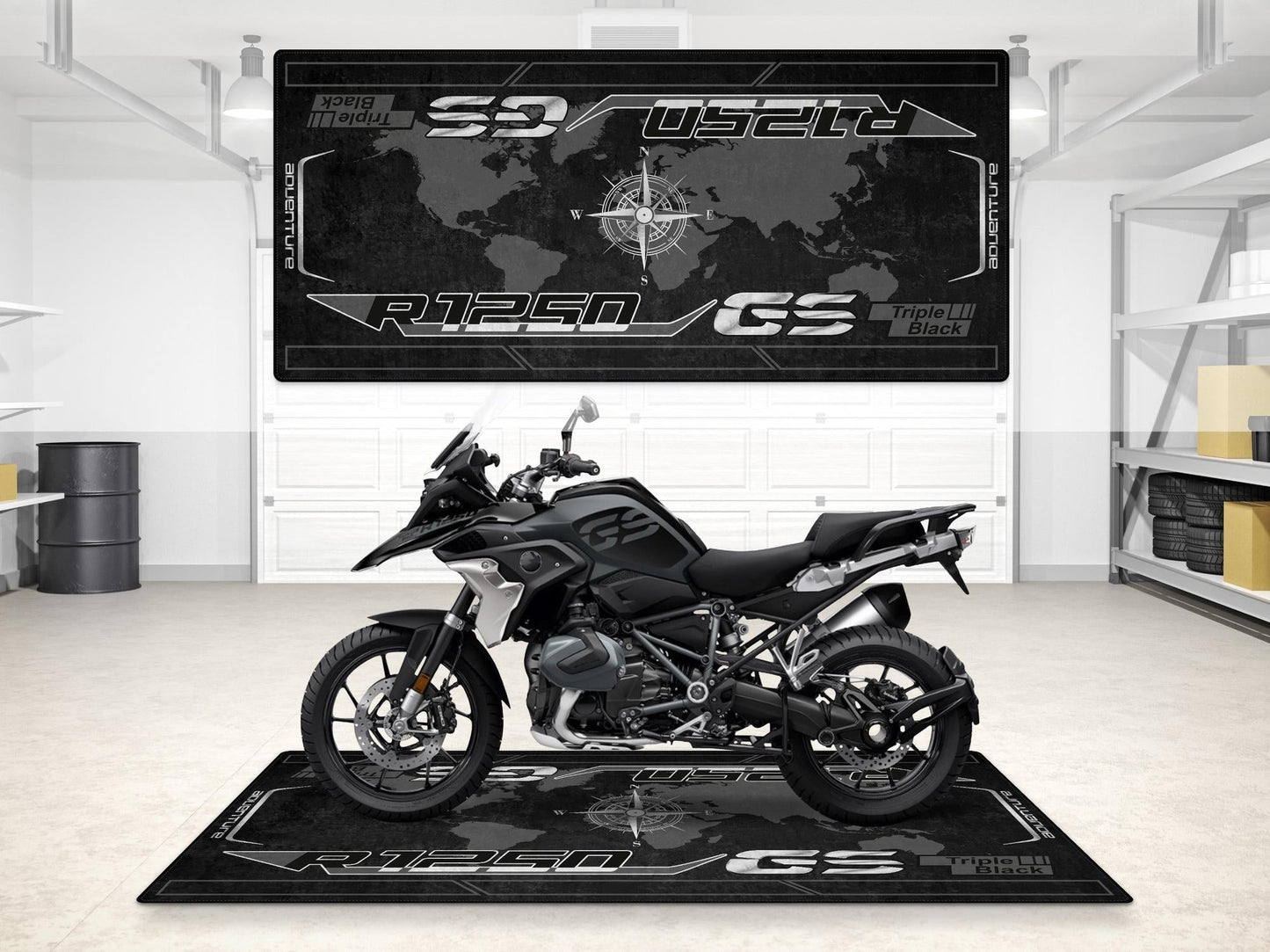 MPM Motorcycle Mat for BMW R1250GS Adventure - MM7247 - Howling Moto