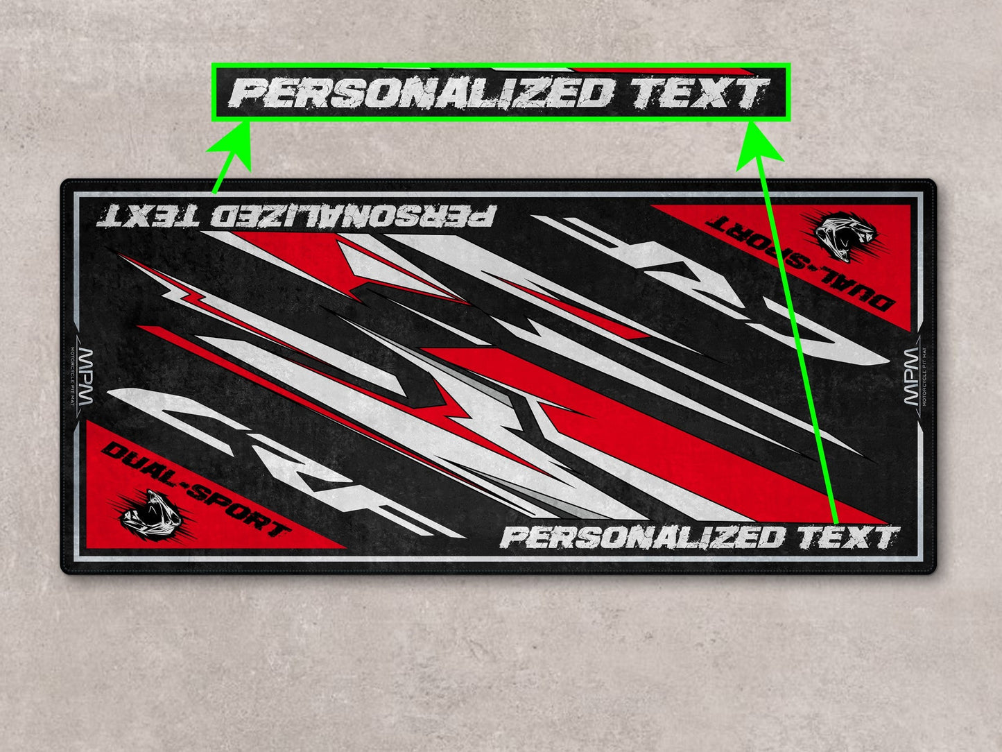 Designed Pit Mat for Honda CRF Motorcycle - MM7457 - Howling Moto