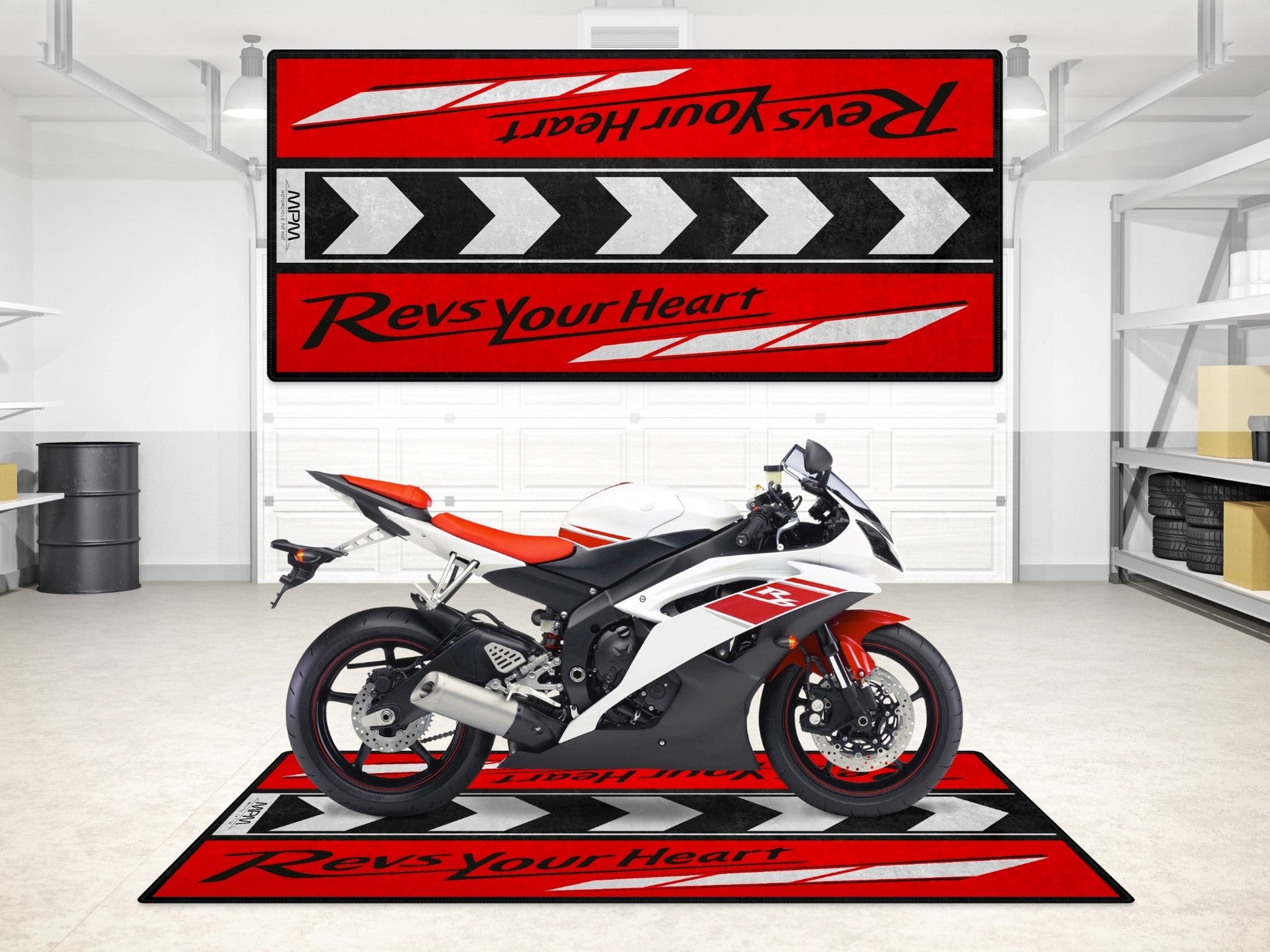 MPM Motorcycle Mat for Yamaha - MM7109 - Howling Moto