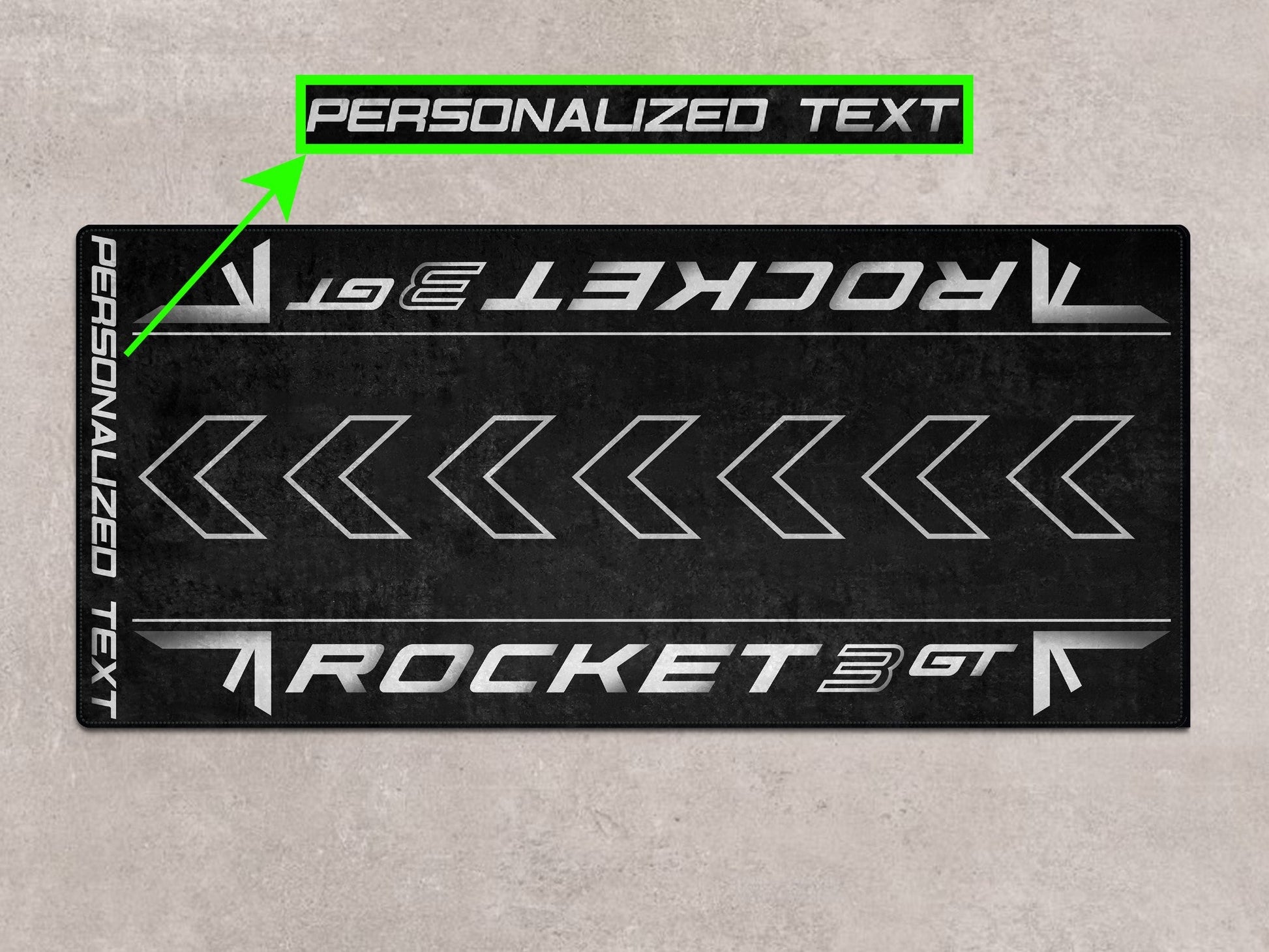 Designed Pit Mat for Rocket 3 GT Models Motorcycle - MM7200 - Howling Moto