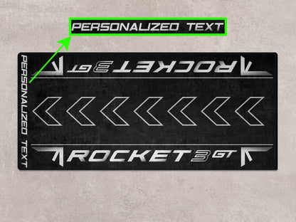 Designed Pit Mat for Rocket 3 GT Models Motorcycle - MM7200 - Howling Moto
