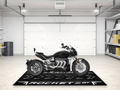 Designed Pit Mat for Rocket 3 GT Models Motorcycle - MM7200 - Howling Moto