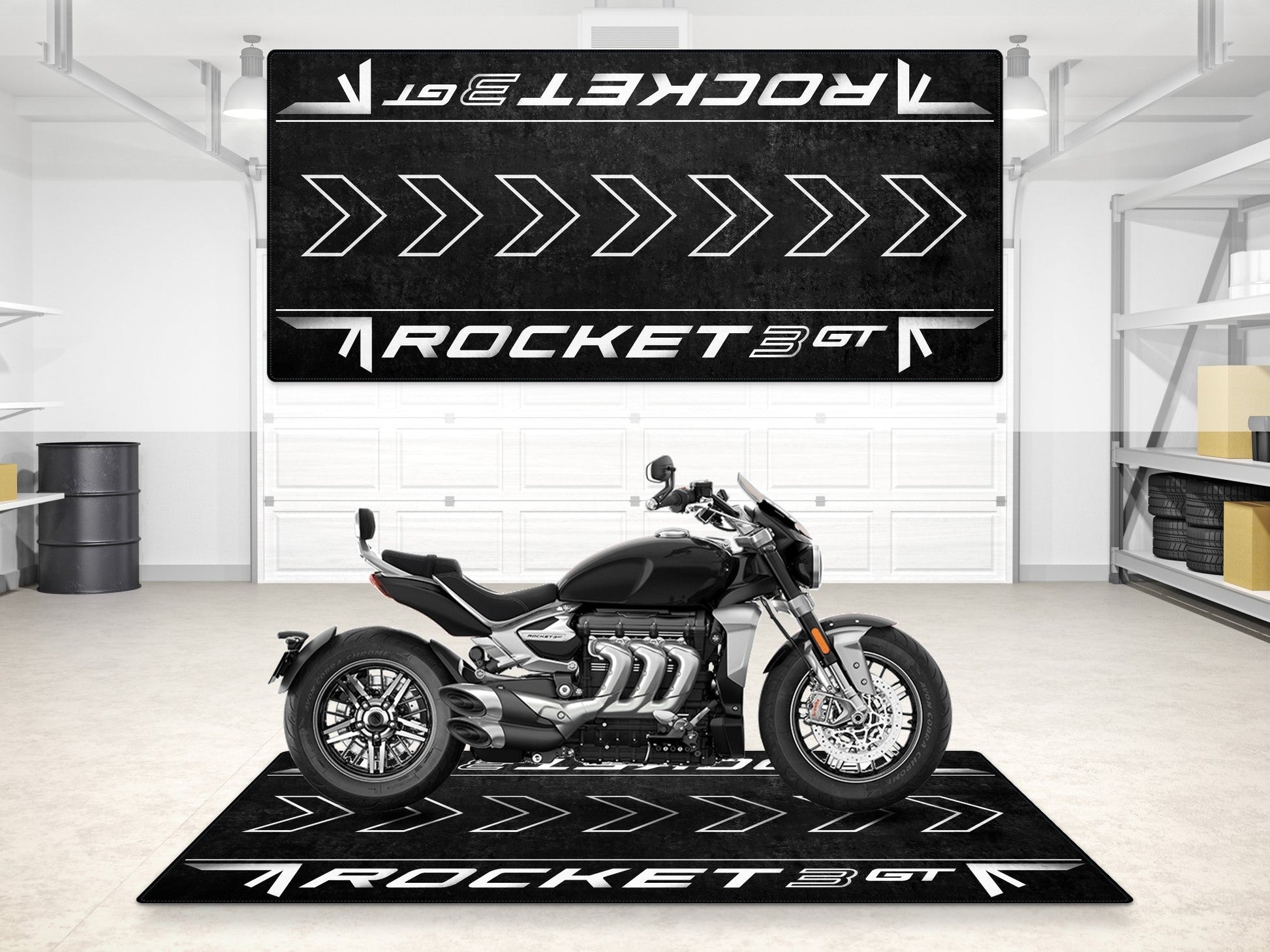 MPM Motorcycle Mat for Rocket 3 GT - MM7200 - Howling Moto