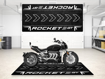 MPM Motorcycle Mat for Rocket 3 GT - MM7200 - Howling Moto