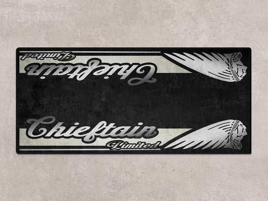 Designed Pit Mat for Indian Chieftain Limited Motorcycle - MM7329 - Howling Moto