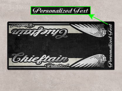Designed Pit Mat for Indian Chieftain Limited Motorcycle - MM7329 - Howling Moto