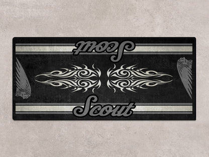 Designed Pit Mat for Indian Scout Bobber Motorcycle - MM7321 - Howling Moto