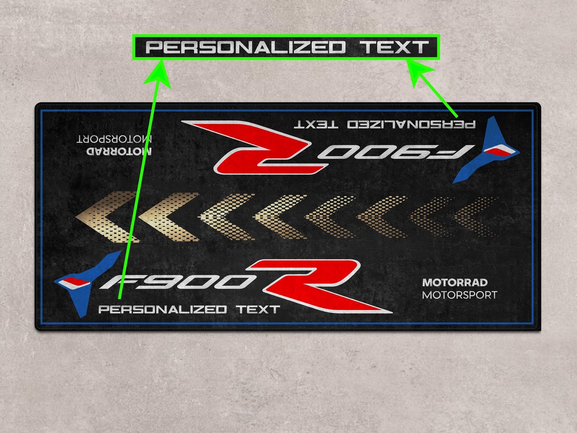 MPM Motorcycle Mat for BMW F900 R - MM7286 - Howling Moto