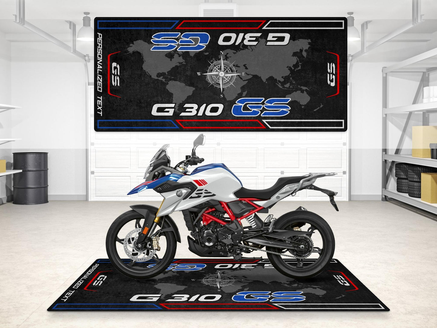 MPM Motorcycle Mat for BMW G 310 GS - MM7297 - Howling Moto
