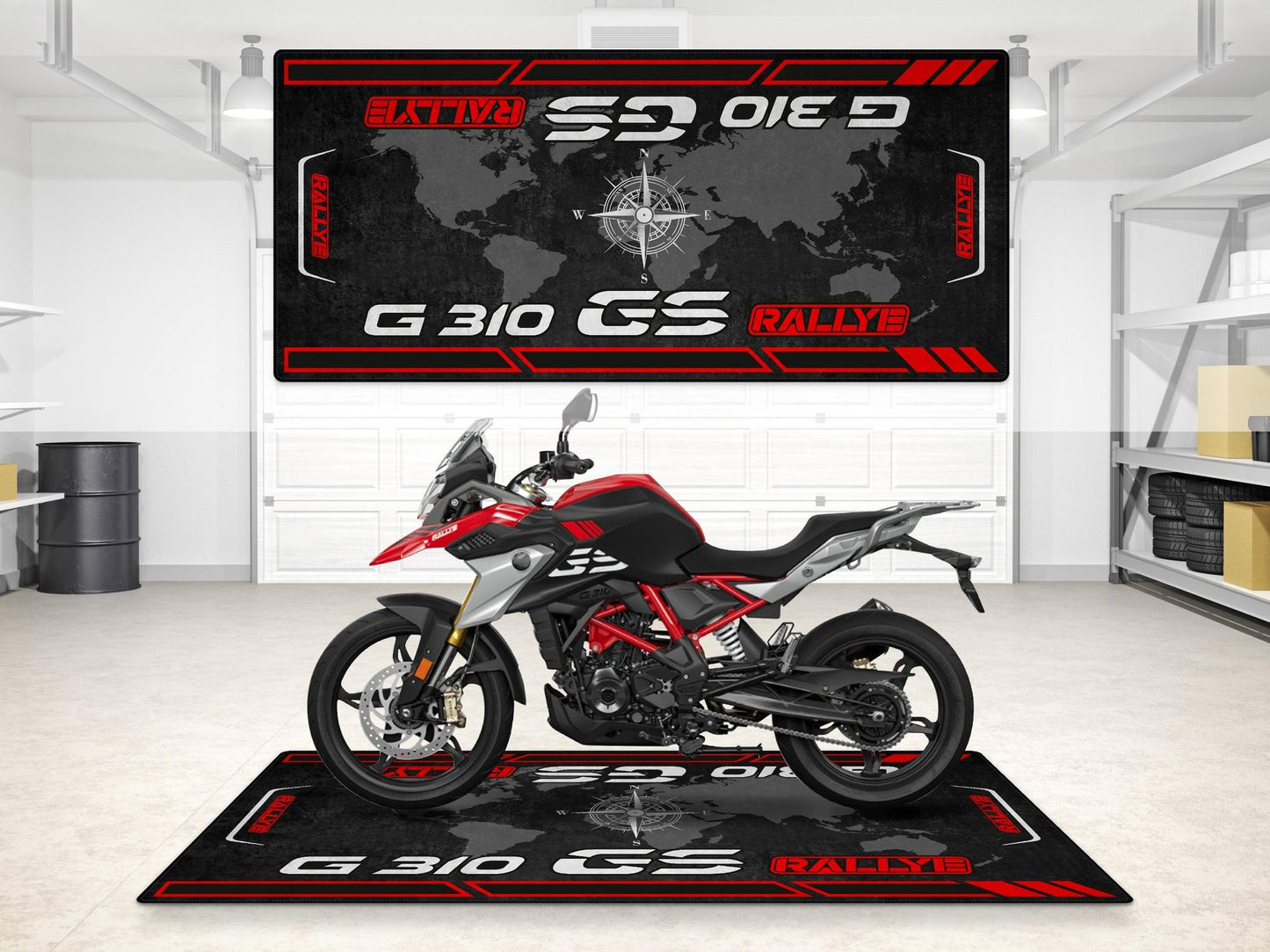 MPM Motorcycle Mat for BMW G 310 GS - MM7297 - Howling Moto
