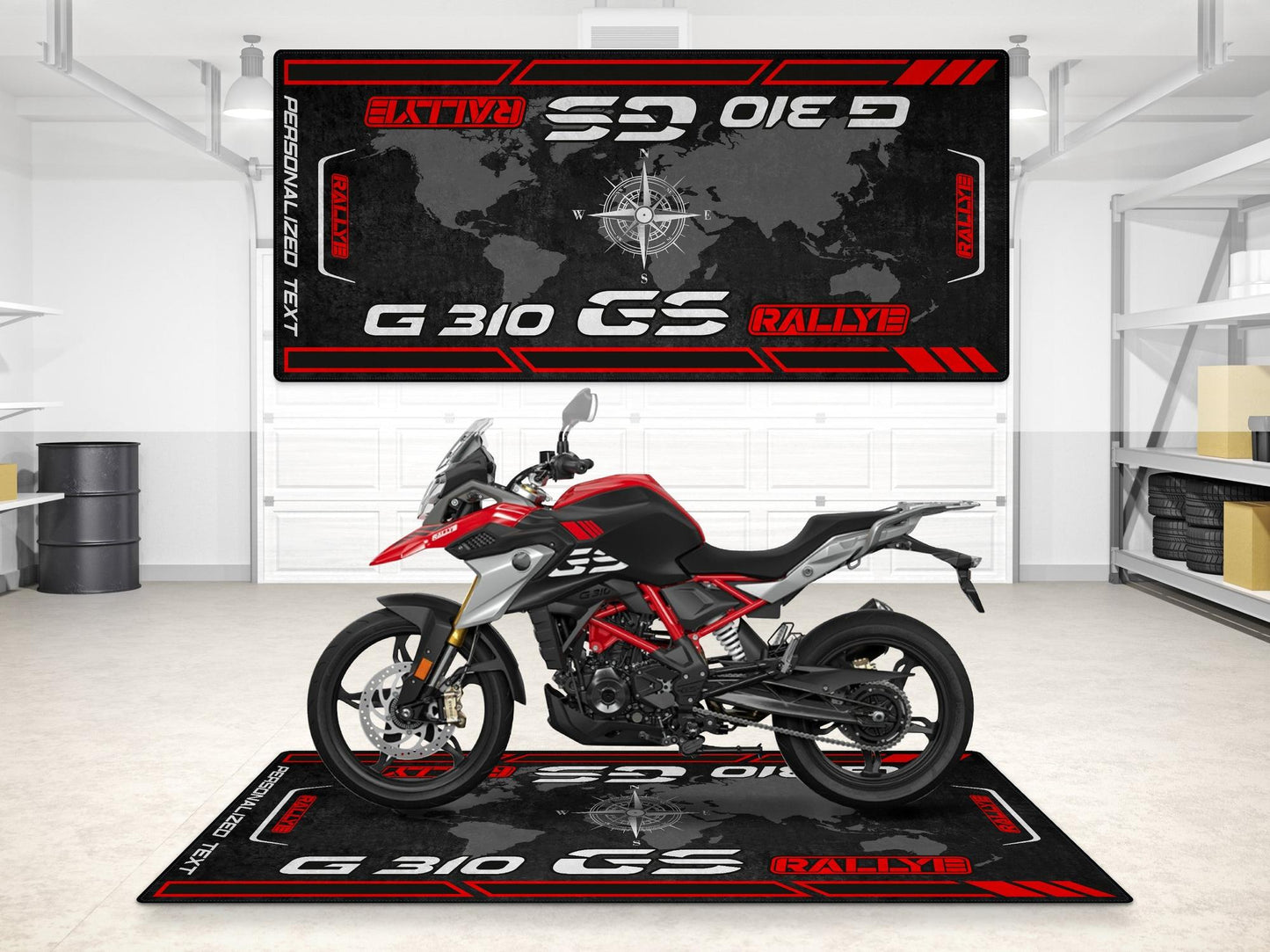 MPM Motorcycle Mat for BMW G 310 GS - MM7297 - Howling Moto