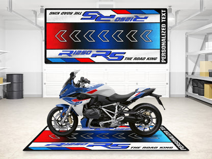 Designed Pit Mat for BMW R1250 RS Motorcycle - MM7160 - Howling Moto