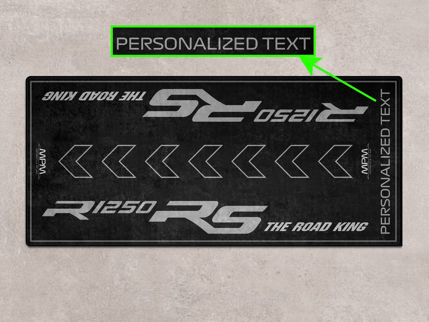 Designed Pit Mat for BMW R1250 RS Motorcycle - MM7160 - Howling Moto