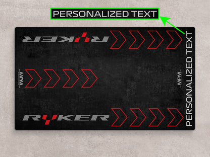 Designed Pit Mat for Can-Am Ryker Motorcycle - MM7221 - Howling Moto