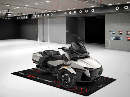 Designed Pit Mat for Can-Am Spyder Motorcycle - MM7213 - Howling Moto
