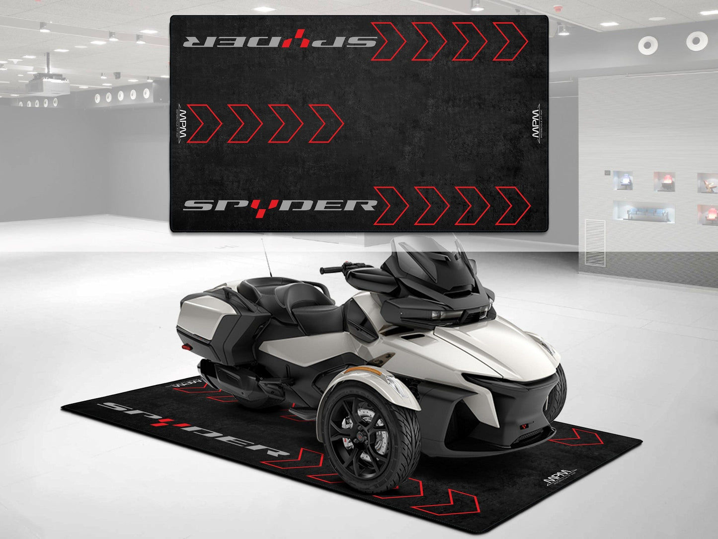 MPM Motorcycle Mat for Can-Am Spyder - MM7213 - Howling Moto