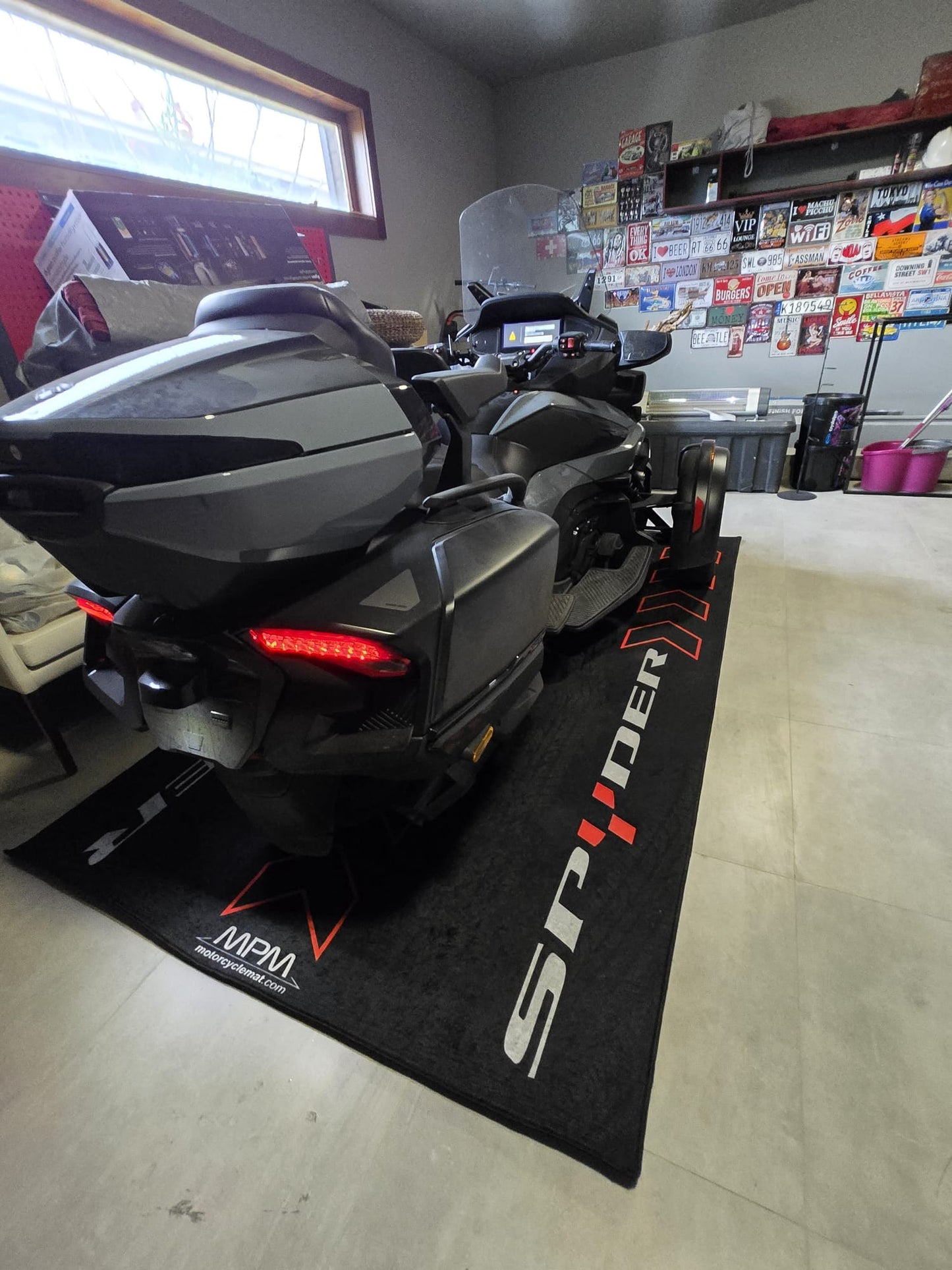 MPM Motorcycle Mat for Can-Am Spyder - MM7213 - Howling Moto