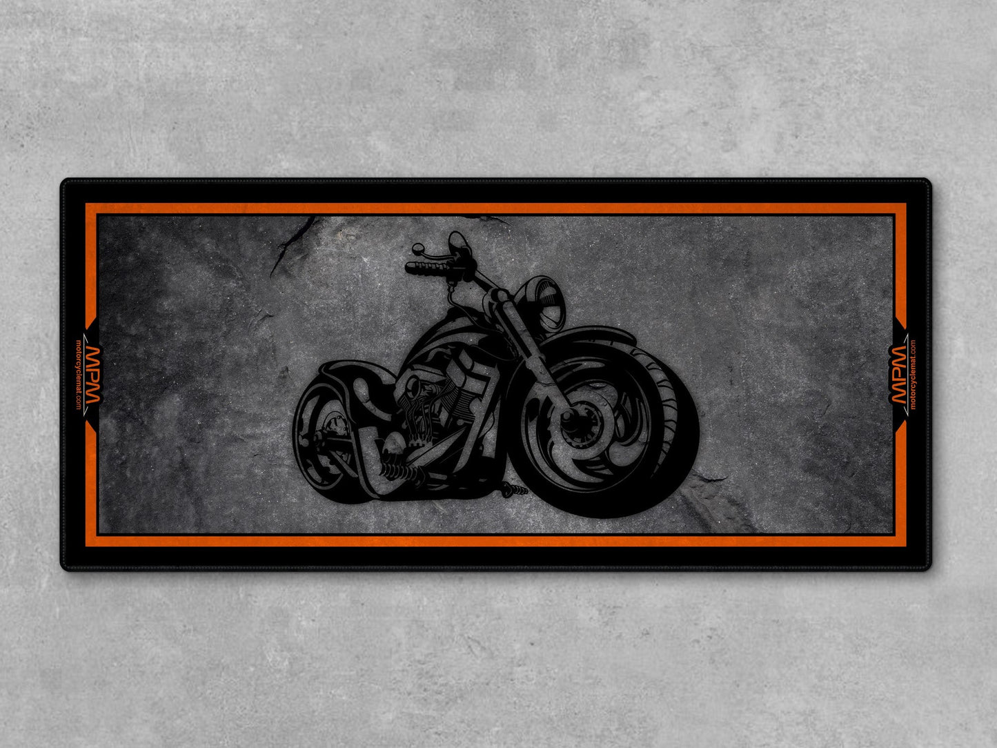 MPM Motorcycle Mat Design for Chopper Motorcycle  - MM7208 - Howling Moto
