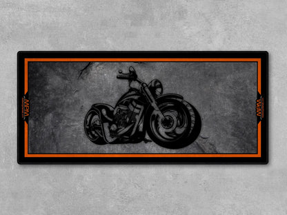 MPM Motorcycle Mat Design for Chopper Motorcycle  - MM7208 - Howling Moto