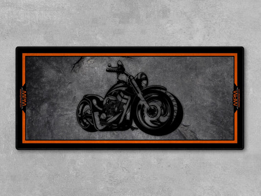 MPM Motorcycle Mat Design for Chopper Motorcycle  - MM7208 - Howling Moto
