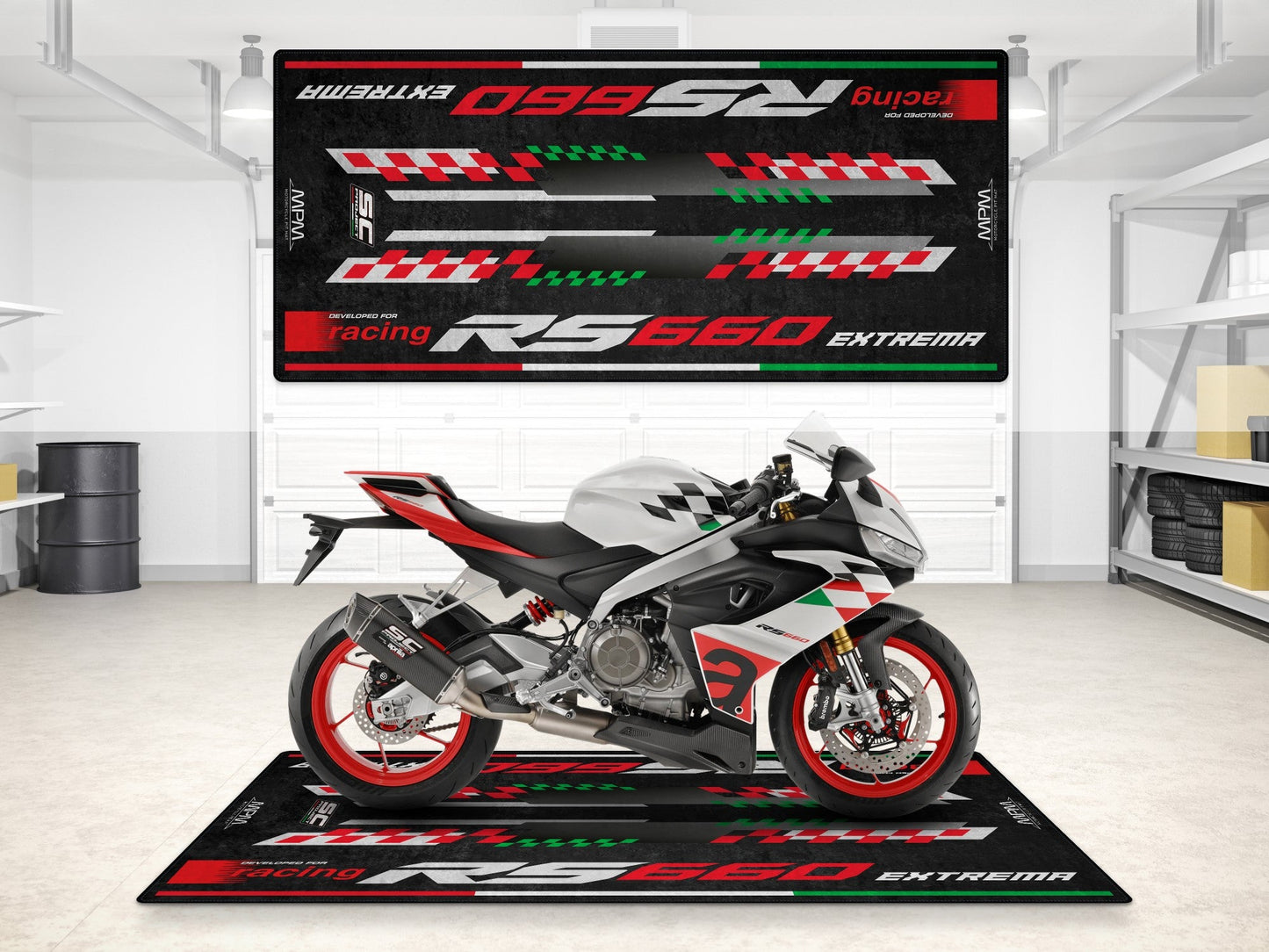 MPM Motorcycle Mat for Aprilia RS660 Extrema - MM7276 - Howling Moto