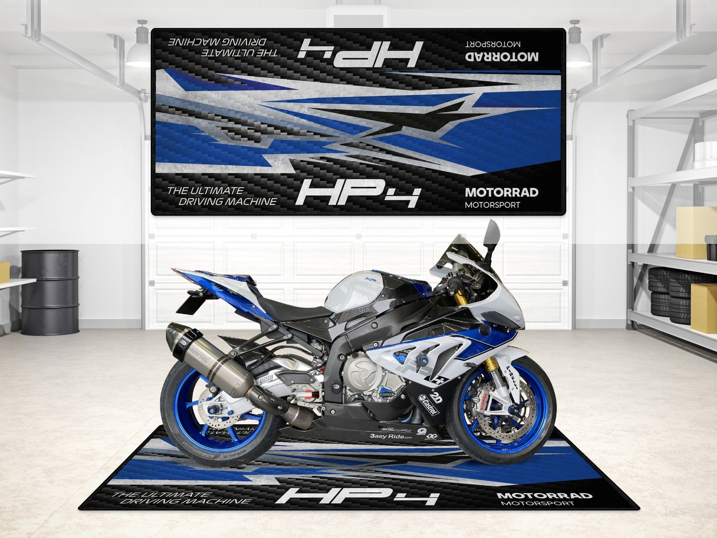 MPM Motorcycle Mat for BMW 1000RR HP4 - MM7254 - Howling Moto