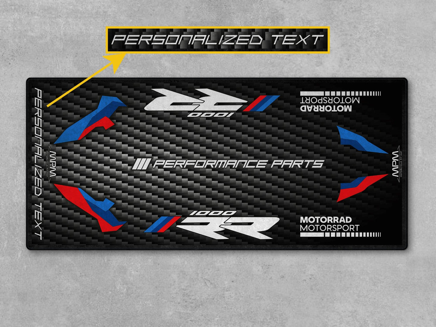 MPM Motorcycle Mat for BMW M1000RR - MM7161 - Howling Moto