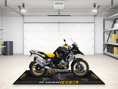 Motorcycle Mat for R1250GS 40th Years Anniversary Adventure Motorcycle - MM7248 - Howling Moto