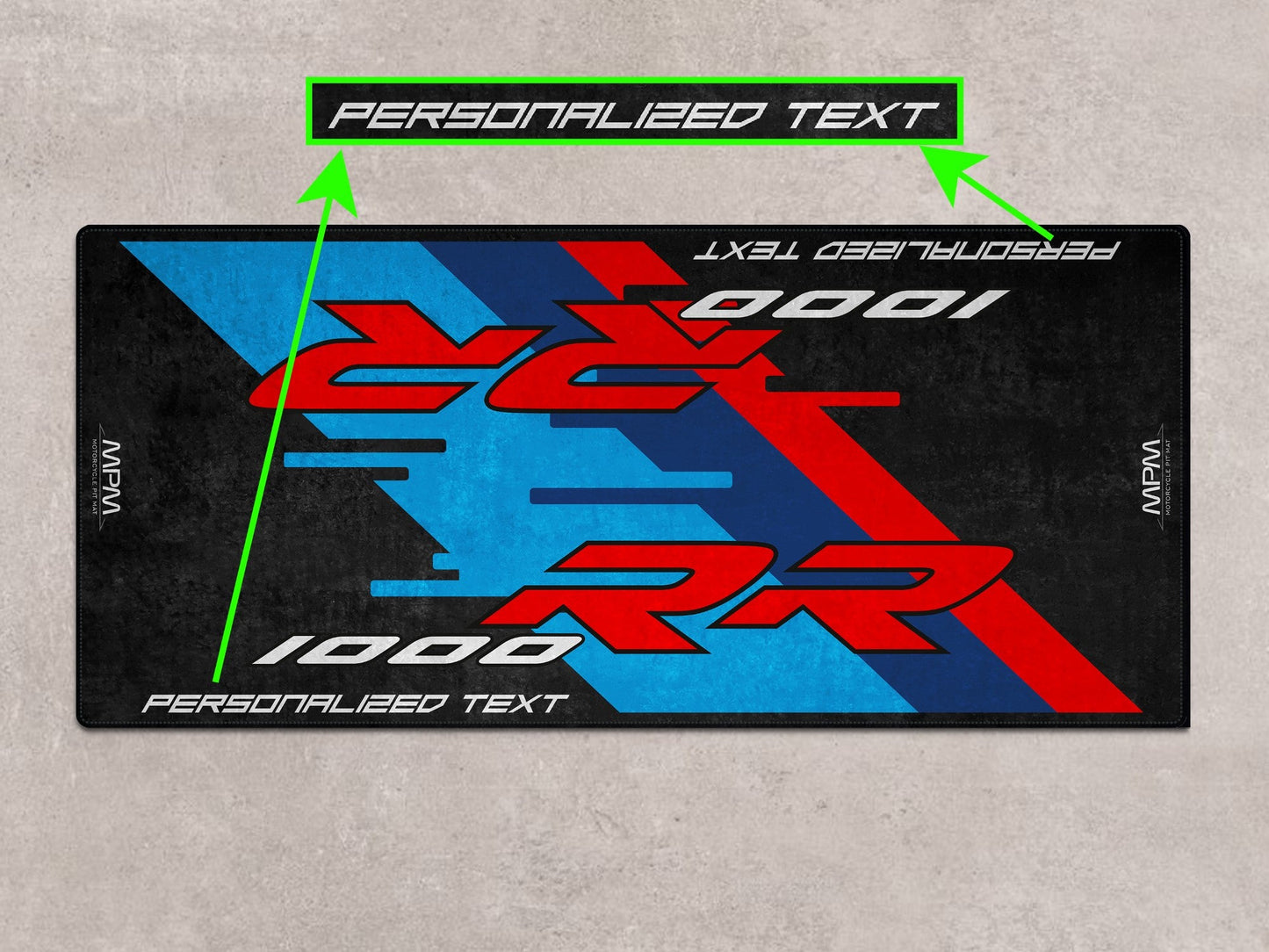 Designed Pit Mat for BMW S1000RR Motorcycle - MM7159 - Howling Moto