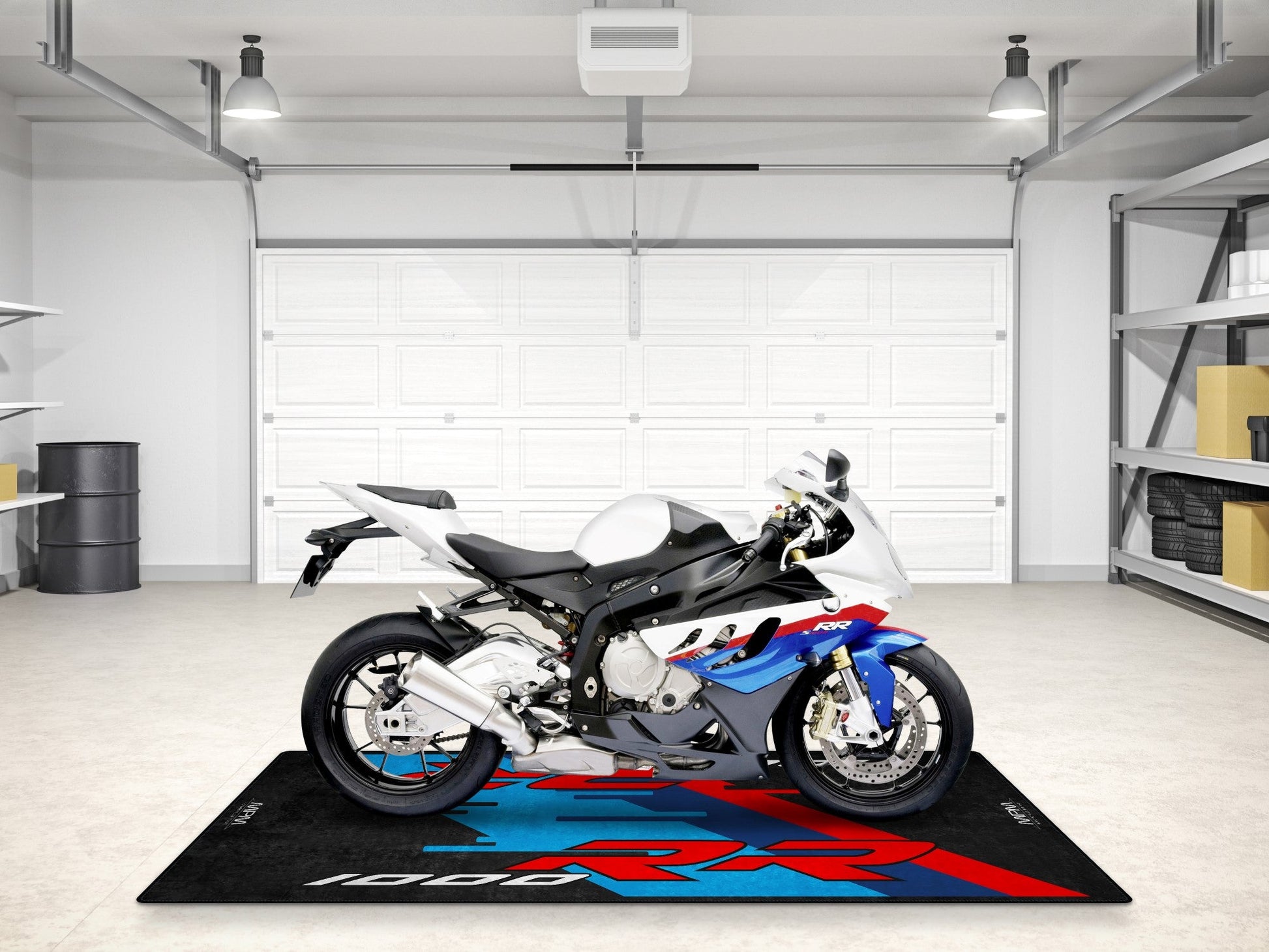 Designed Pit Mat for BMW S1000RR Motorcycle - MM7159 - Howling Moto