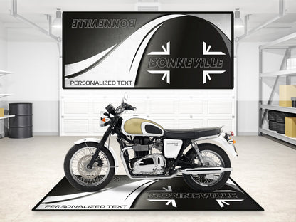 Designed Pit Mat for Bonneville Models Motorcycle - MM7198 - Howling Moto