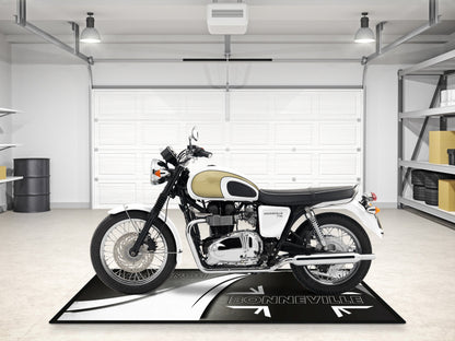 Designed Pit Mat for Bonneville Models Motorcycle - MM7198 - Howling Moto