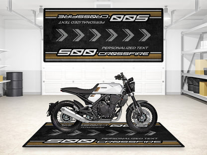 Designed Pit Mat for Brixton 500 Crossfire  Motorcycle - MM7293 - Howling Moto