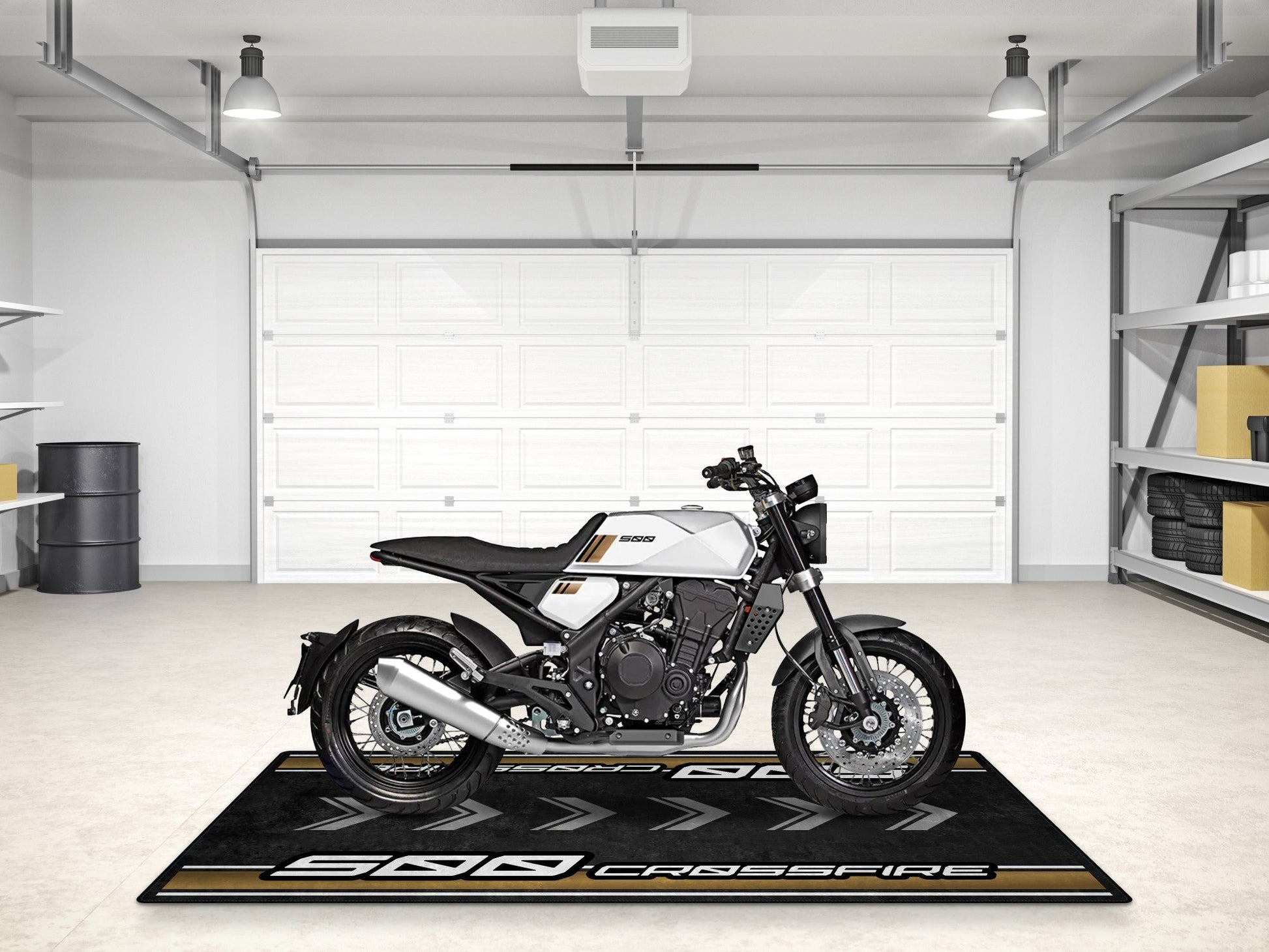 Designed Pit Mat for Brixton 500 Crossfire  Motorcycle - MM7293 - Howling Moto