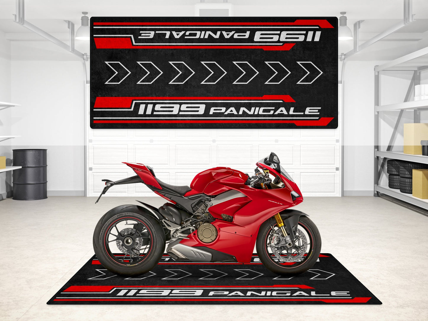 MPM Motorcycle Mat for Ducati 1199 Panigale - MM7182 - Howling Moto